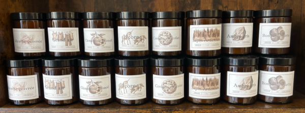 Bougie "Les ambrées"